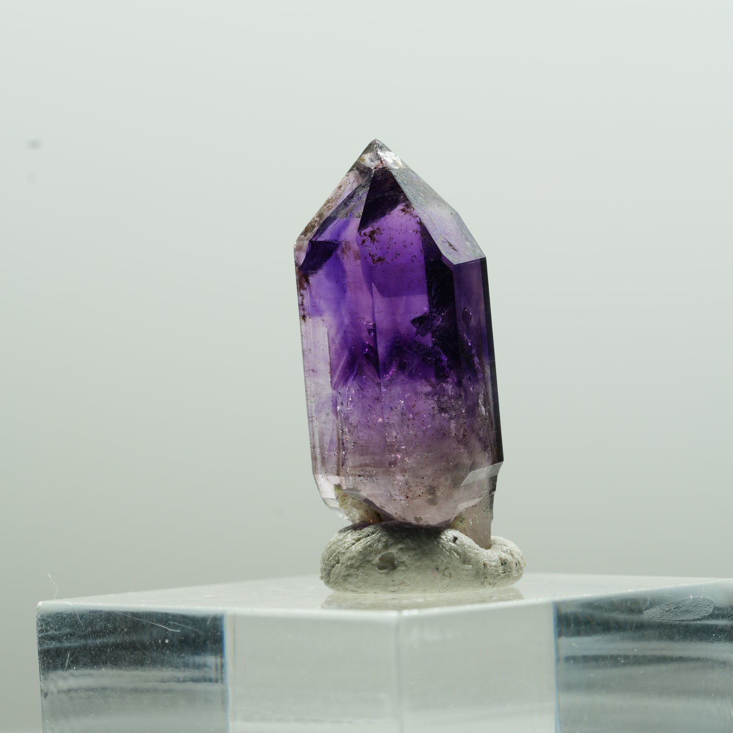 Seltene Skelett Phantom Amethyst Spitze Brandberg, Namibia 27*11*8mm #13620
