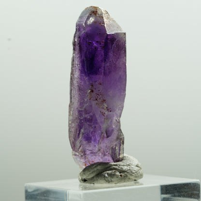Seltene Phantom Amethyst Doppelender Spitze Goboboseb, Namibia 40*15*11mm #13621