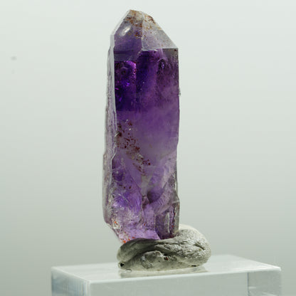 Seltene Phantom Amethyst Doppelender Spitze Goboboseb, Namibia 40*15*11mm #13621