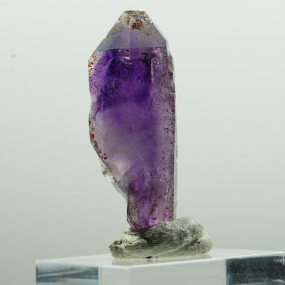 Seltene Phantom Amethyst Doppelender Spitze Goboboseb, Namibia 40*15*11mm #13621