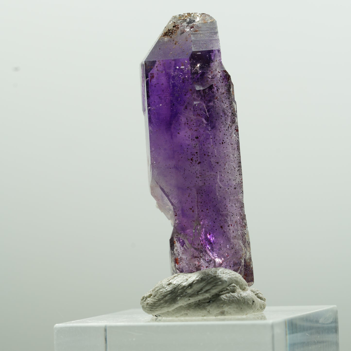 Seltene Phantom Amethyst Doppelender Spitze Goboboseb, Namibia 40*15*11mm #13621