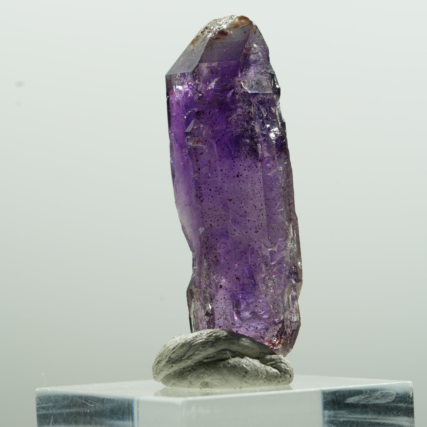 Seltene Phantom Amethyst Doppelender Spitze Goboboseb, Namibia 40*15*11mm #13621