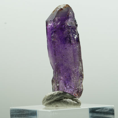 Seltene Phantom Amethyst Doppelender Spitze Goboboseb, Namibia 40*15*11mm #13621