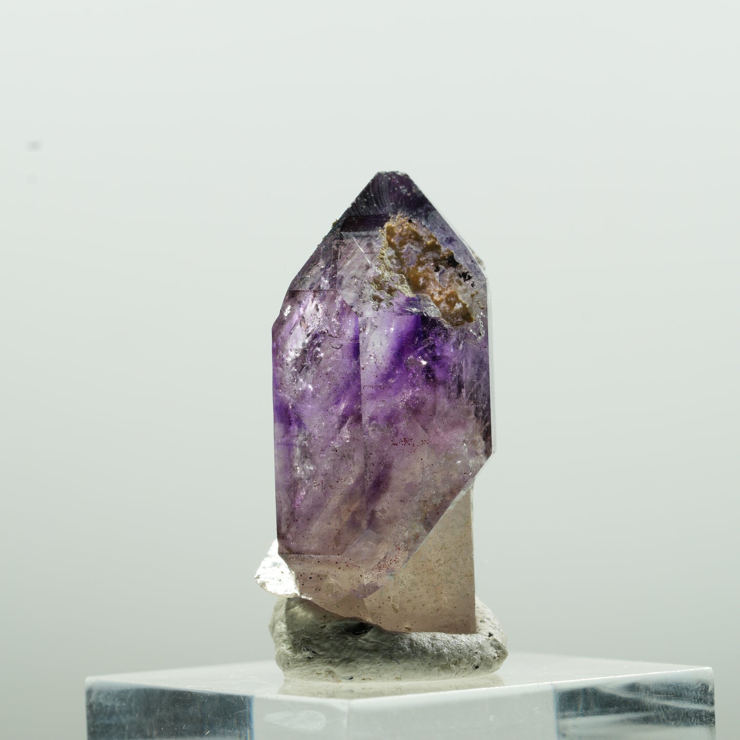 Seltene Phantom Amethyst Skelett Zepter Spitze Brandberg, Namibia 32*14*14mm #13623