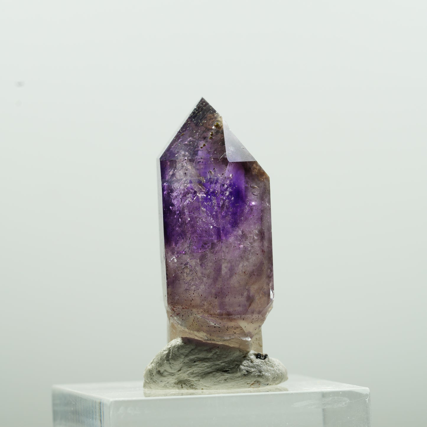 Seltene Phantom Amethyst Skelett Zepter Spitze Brandberg, Namibia 32*14*14mm #13623