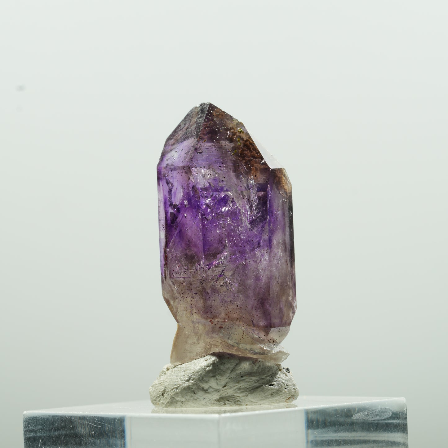 Seltene Phantom Amethyst Skelett Zepter Spitze Brandberg, Namibia 32*14*14mm #13623