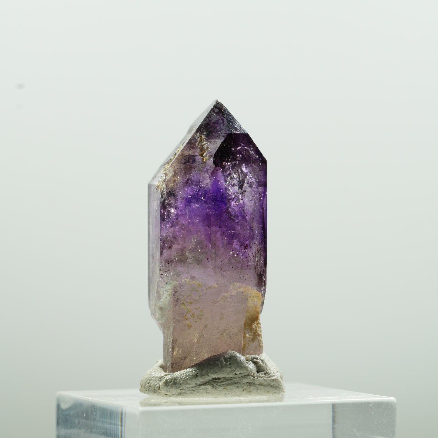 Seltene Phantom Amethyst Skelett Zepter Spitze Brandberg, Namibia 32*14*14mm #13623