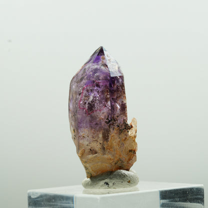 Enhydro Skelett Phantom Amethyst Spitze, 1x Blase Brandberg, Namibia 33*15*14mm #13624