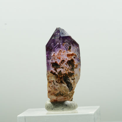 Enhydro Skelett Phantom Amethyst Spitze, 1x Blase Brandberg, Namibia 33*15*14mm #13624