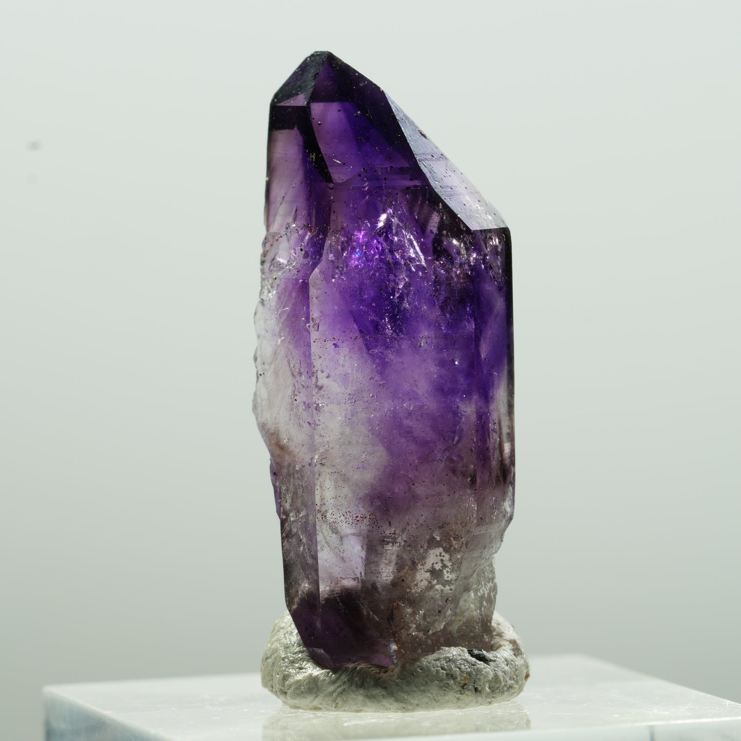 Seltene Skelett Phantom Amethyst Spitze Brandberg, Namibia 33*13*12mm #13625