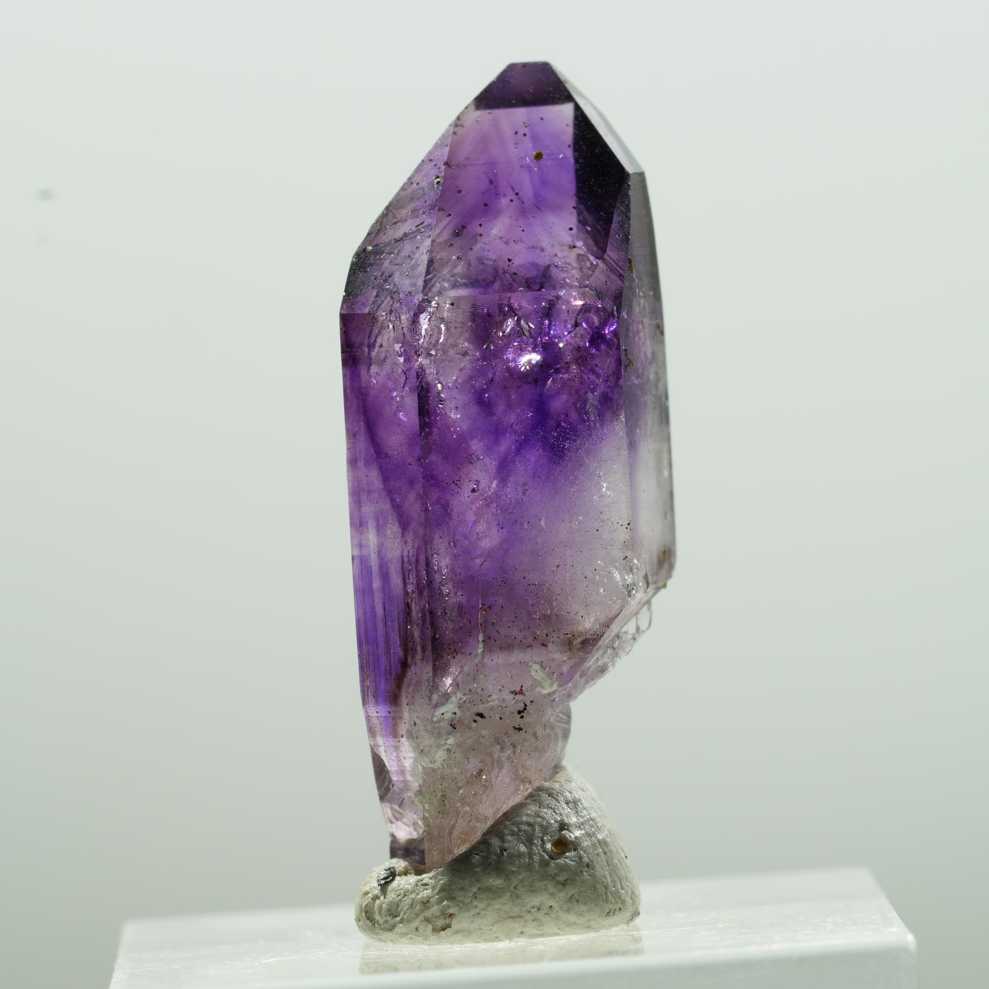 Seltene Skelett Phantom Amethyst Spitze Brandberg, Namibia 33*13*12mm #13625