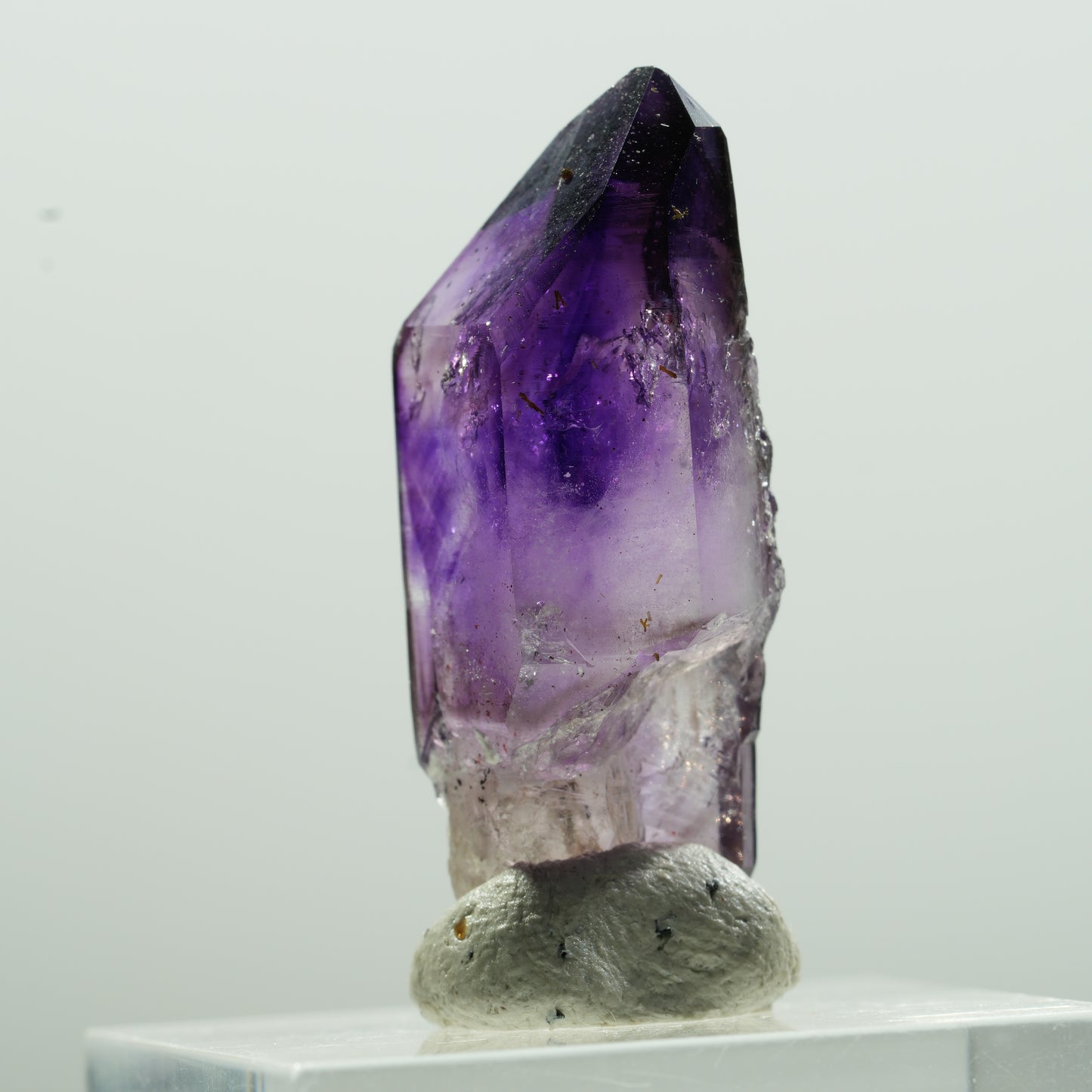 Seltene Skelett Phantom Amethyst Spitze Brandberg, Namibia 33*13*12mm #13625