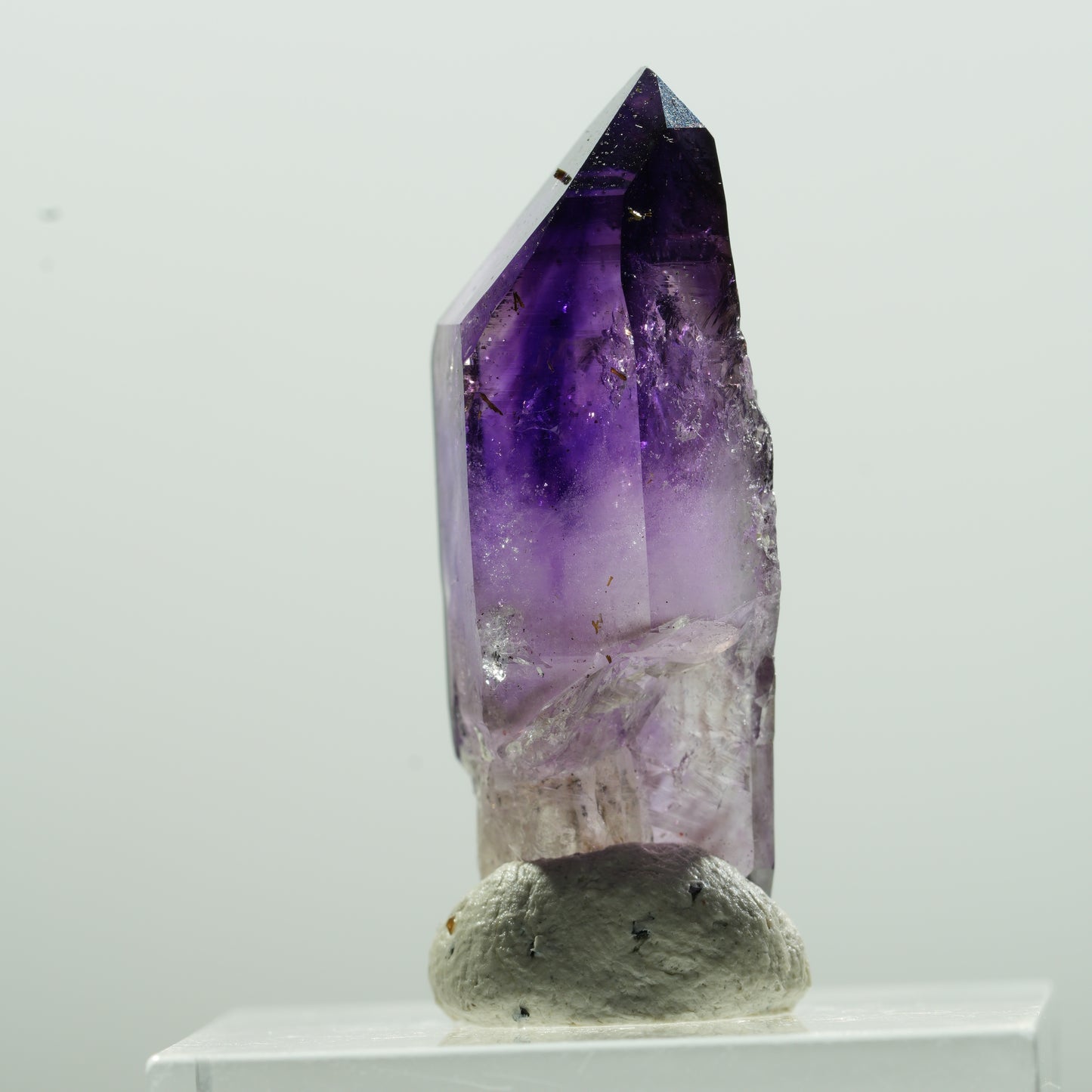 Seltene Skelett Phantom Amethyst Spitze Brandberg, Namibia 33*13*12mm #13625