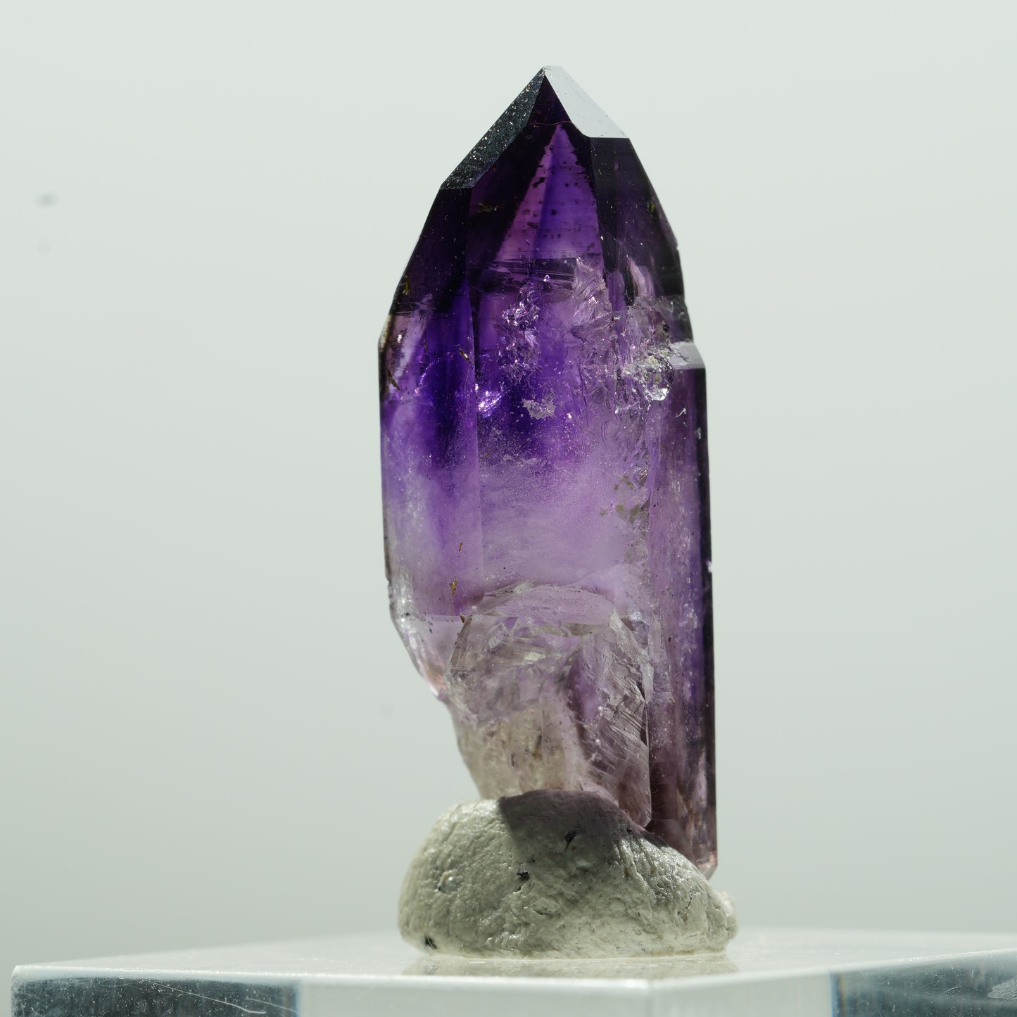 Seltene Skelett Phantom Amethyst Spitze Brandberg, Namibia 33*13*12mm #13625