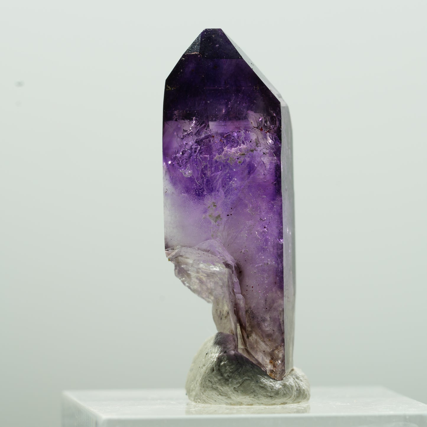 Seltene Skelett Phantom Amethyst Spitze Brandberg, Namibia 33*13*12mm #13625