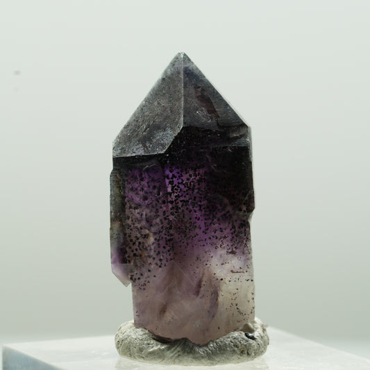 Seltene Phantom Amethyst Skelett Zepter Spitze Brandberg, Namibia 30*15*12mm #13626