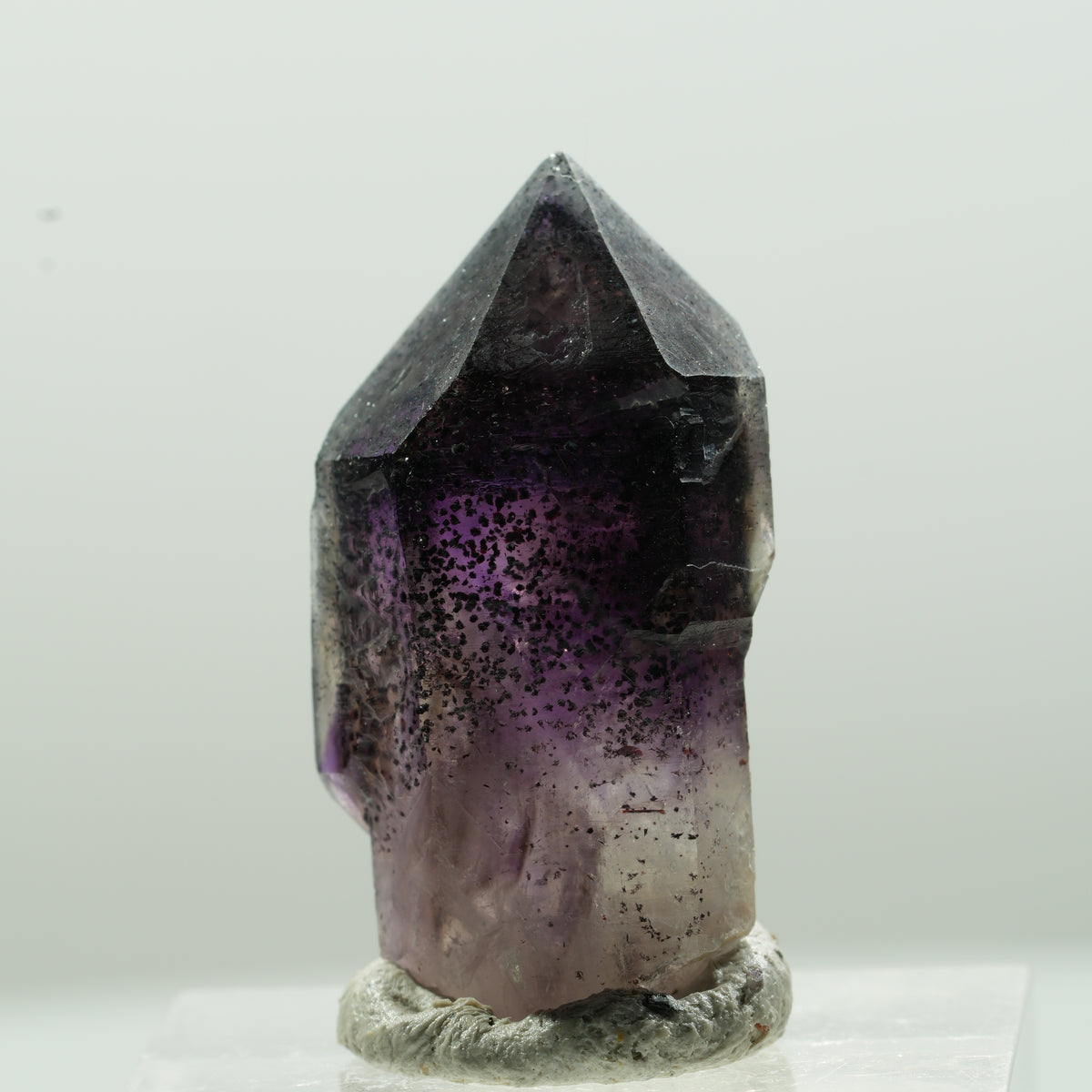 Seltene Phantom Amethyst Skelett Zepter Spitze Brandberg, Namibia 30*15*12mm #13626