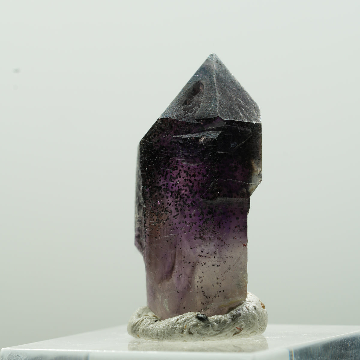 Seltene Phantom Amethyst Skelett Zepter Spitze Brandberg, Namibia 30*15*12mm #13626