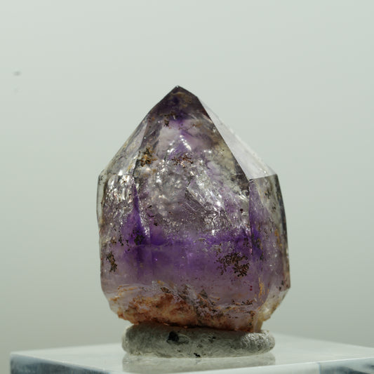 Enhydro Skelett Phantom Amethyst Spitze, 1x Blase Brandberg, Namibia 26*16*16mm #13627