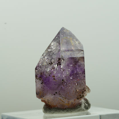 Enhydro Skeleton Phantom Amethyst Point, 1x Bubble Brandberg, Namibia 26*16*16mm #13627