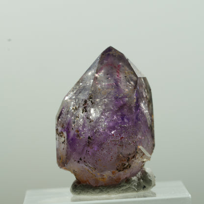 Enhydro Skeleton Phantom Amethyst Point, 1x Bubble Brandberg, Namibia 26*16*16mm #13627