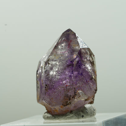Enhydro Skeleton Phantom Amethyst Point, 1x Bubble Brandberg, Namibia 26*16*16mm #13627