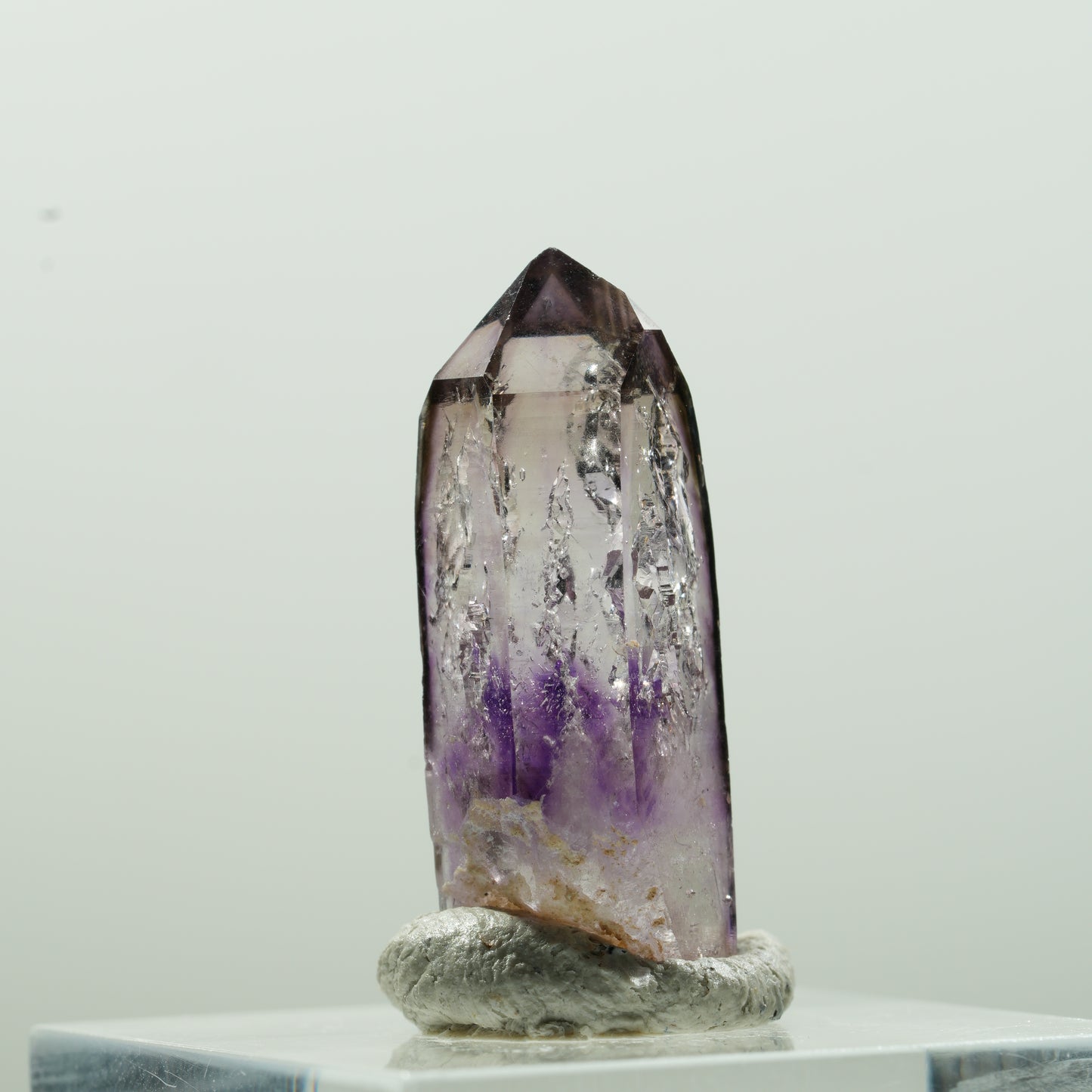 Seltene Skelett Phantom Amethyst Spitze Goboboseb, Namibia 27*11*9mm #13628