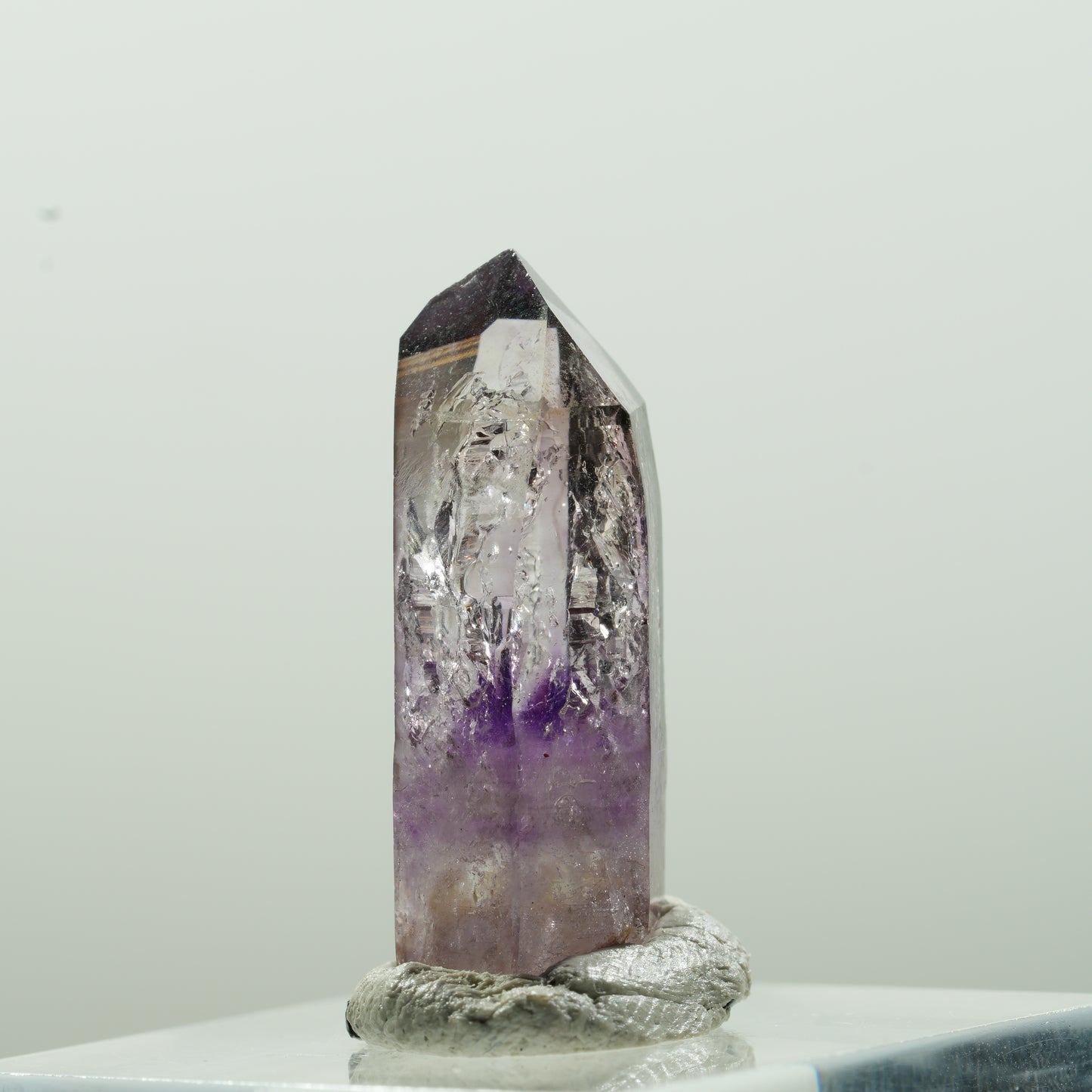 Seltene Skelett Phantom Amethyst Spitze Goboboseb, Namibia 27*11*9mm #13628
