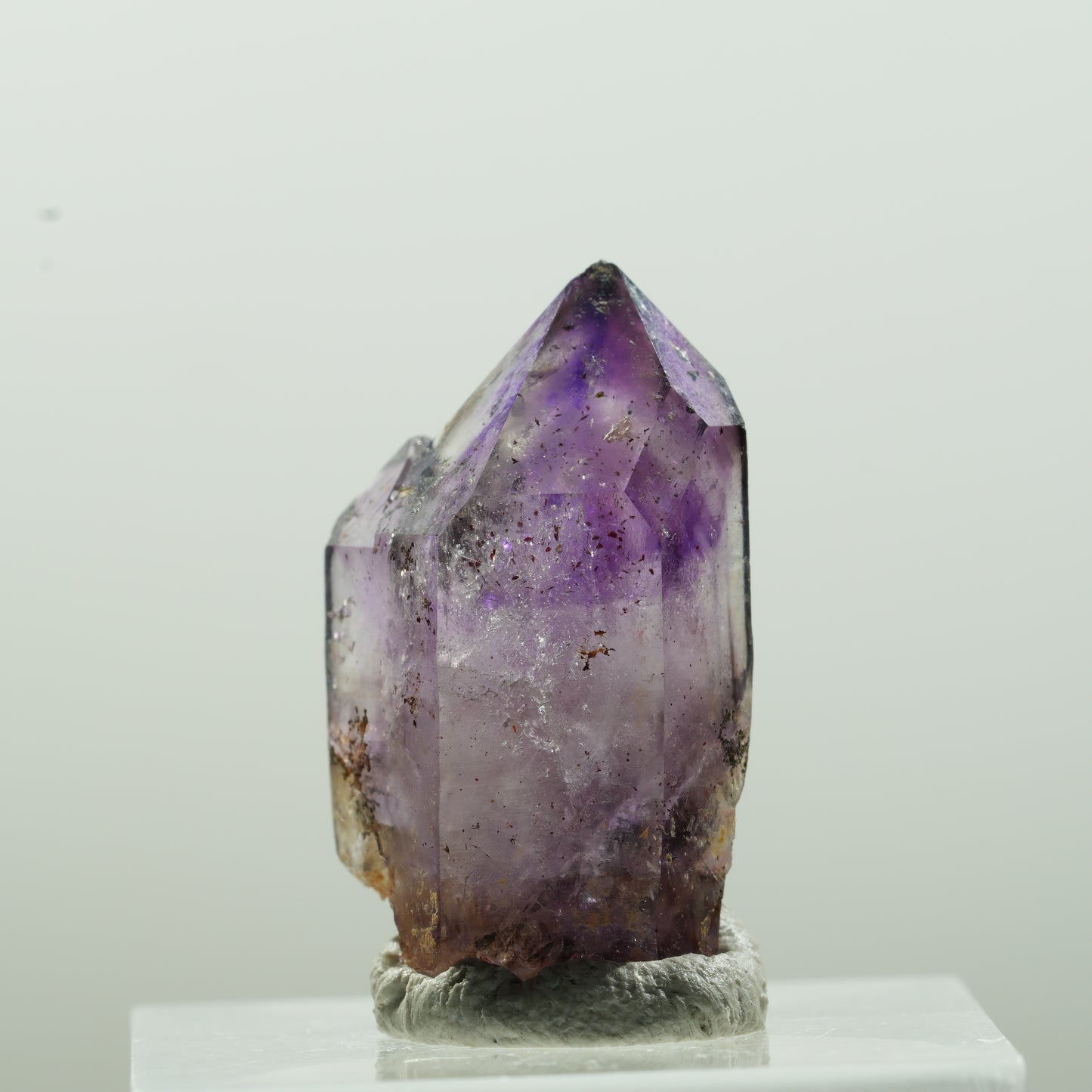Seltene Skelett Phantom Amethyst Spitze Brandberg, Namibia 26*14*12mm #13629