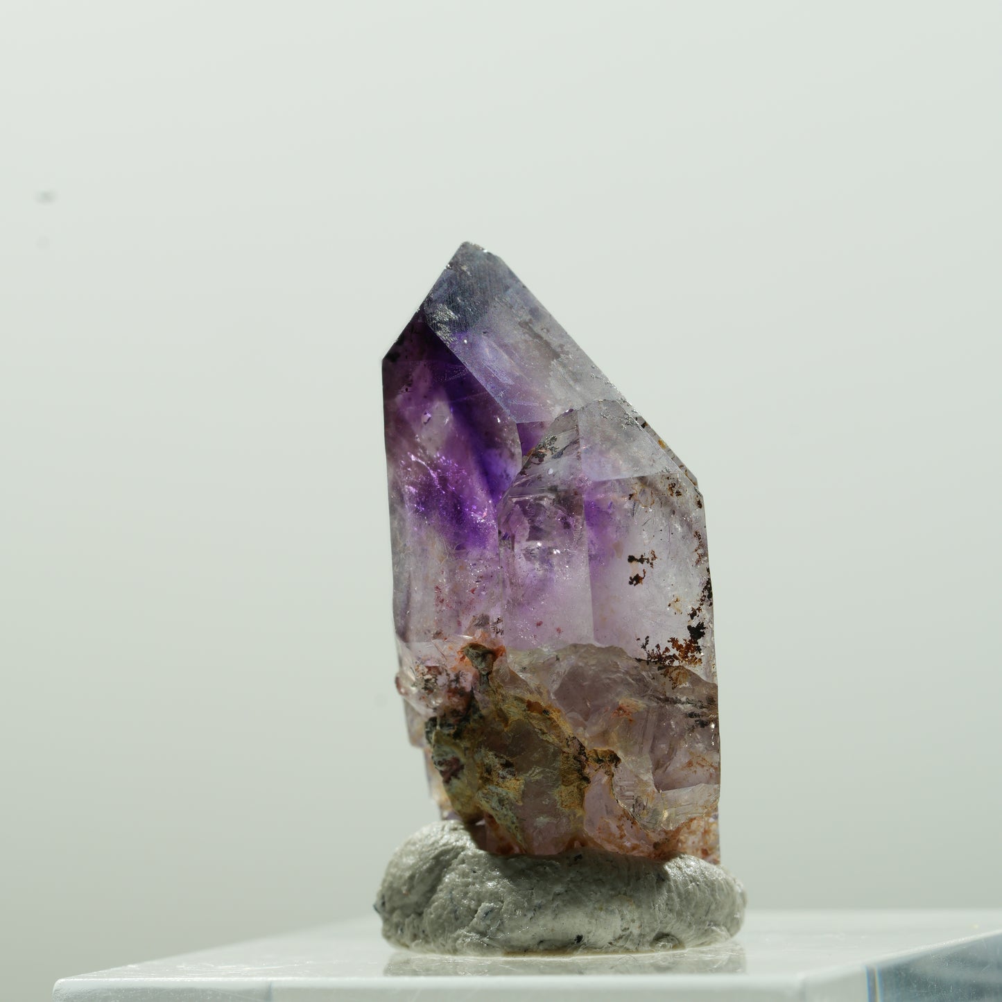 Seltene Skelett Phantom Amethyst Spitze Brandberg, Namibia 26*14*12mm #13629