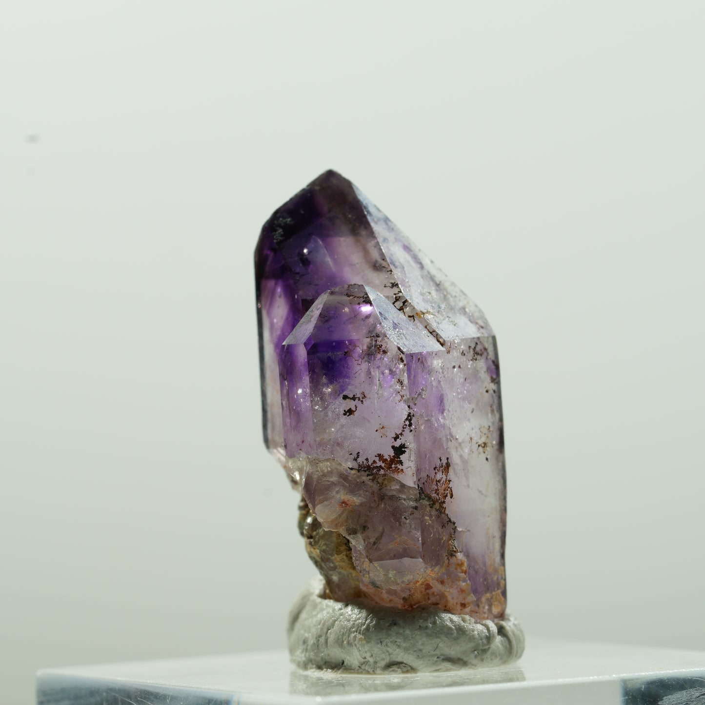 Seltene Skelett Phantom Amethyst Spitze Brandberg, Namibia 26*14*12mm #13629