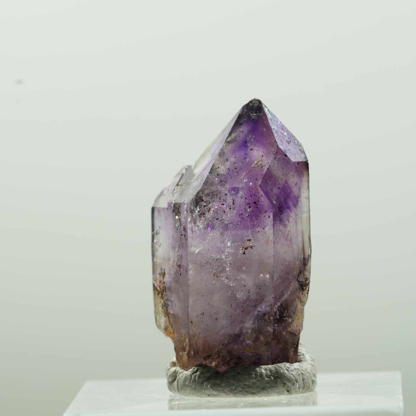 Seltene Skelett Phantom Amethyst Spitze Brandberg, Namibia 26*14*12mm #13629