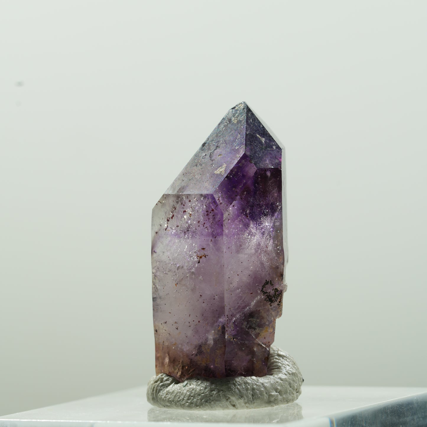 Seltene Skelett Phantom Amethyst Spitze Brandberg, Namibia 26*14*12mm #13629
