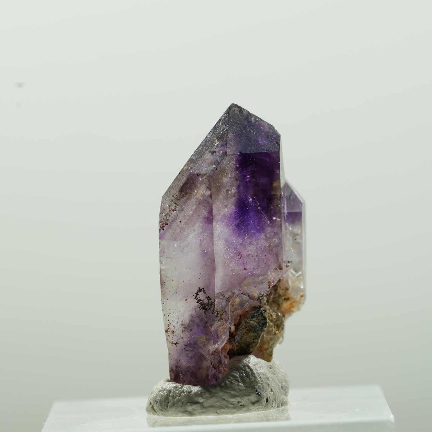 Seltene Skelett Phantom Amethyst Spitze Brandberg, Namibia 26*14*12mm #13629