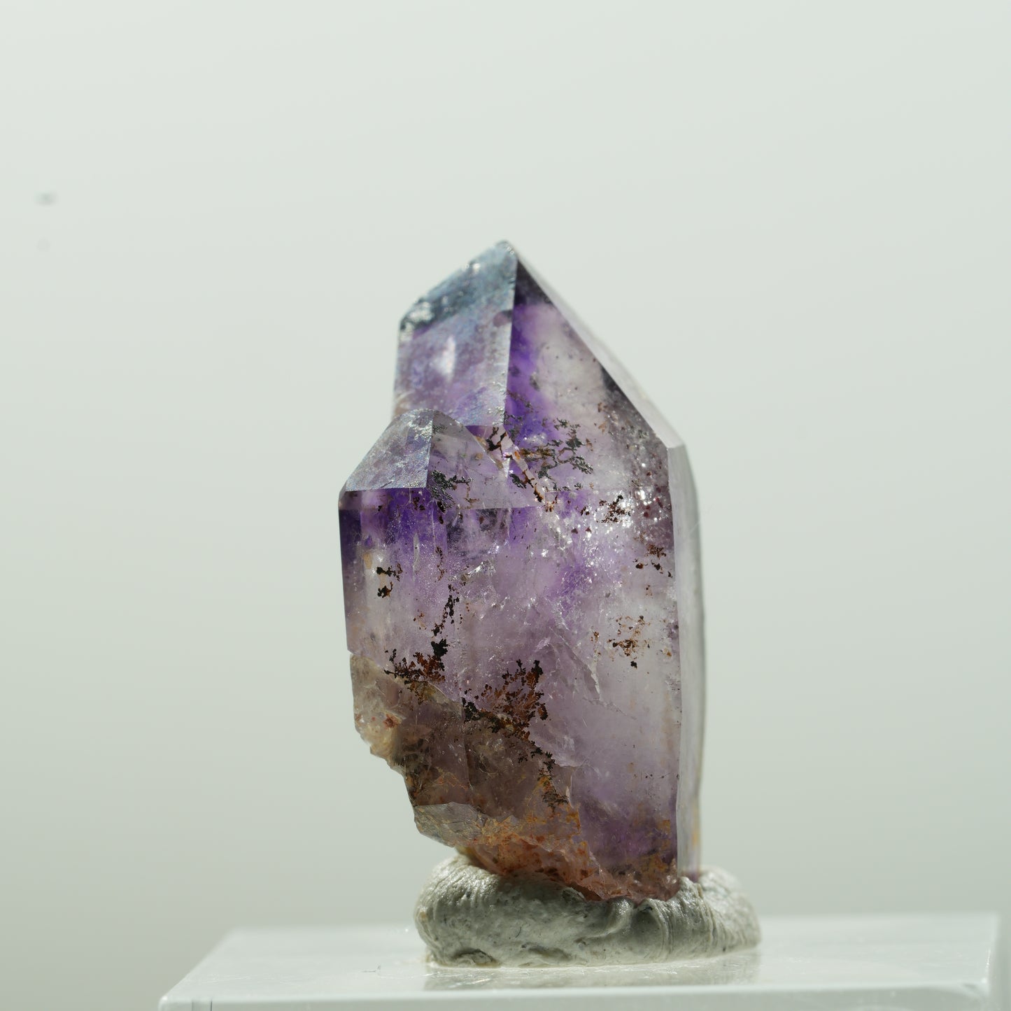 Seltene Skelett Phantom Amethyst Spitze Brandberg, Namibia 26*14*12mm #13629