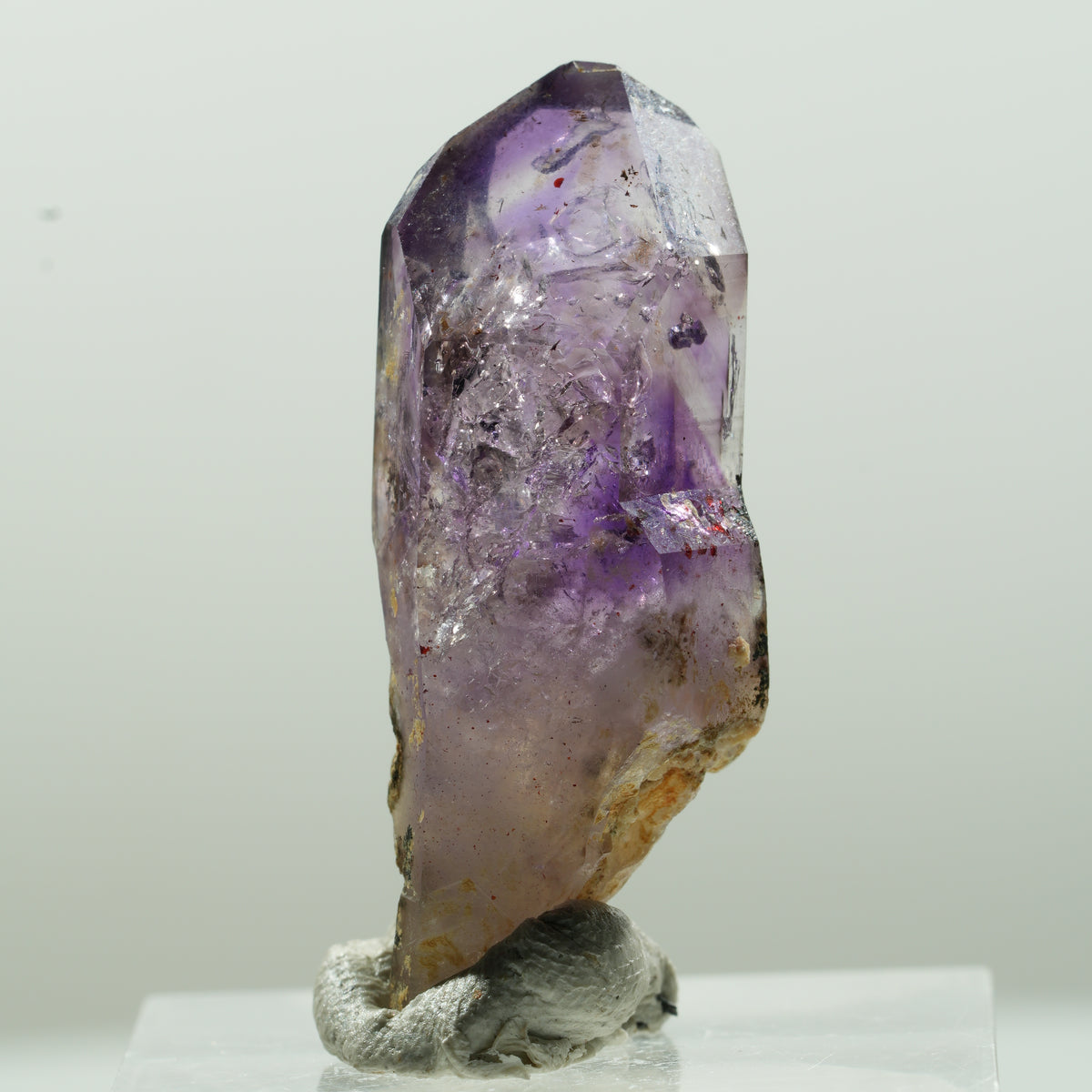 Seltene Phantom Amethyst Skelett Zepter Spitze Brandberg, Namibia 33*12*11mm #13630