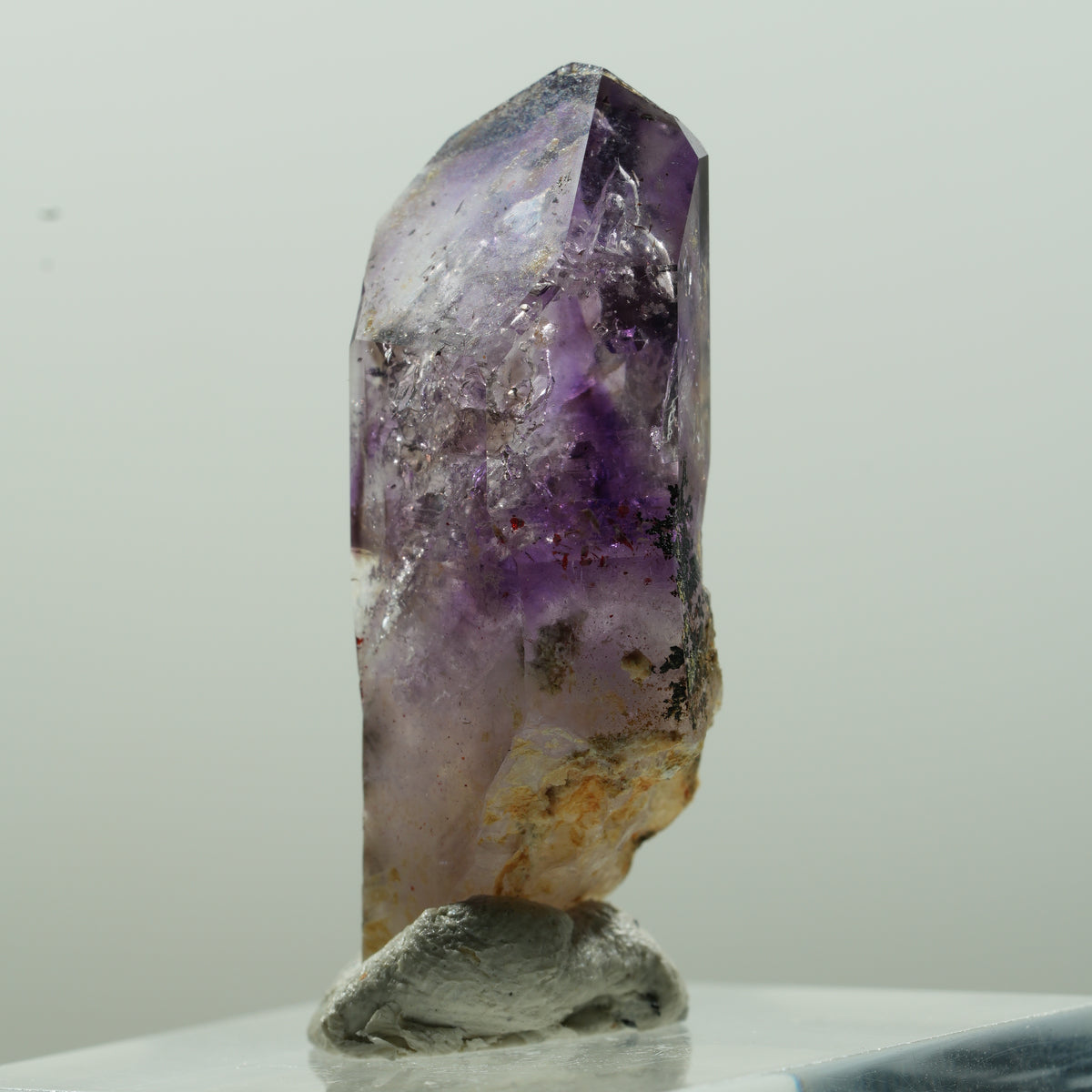 Seltene Phantom Amethyst Skelett Zepter Spitze Brandberg, Namibia 33*12*11mm #13630