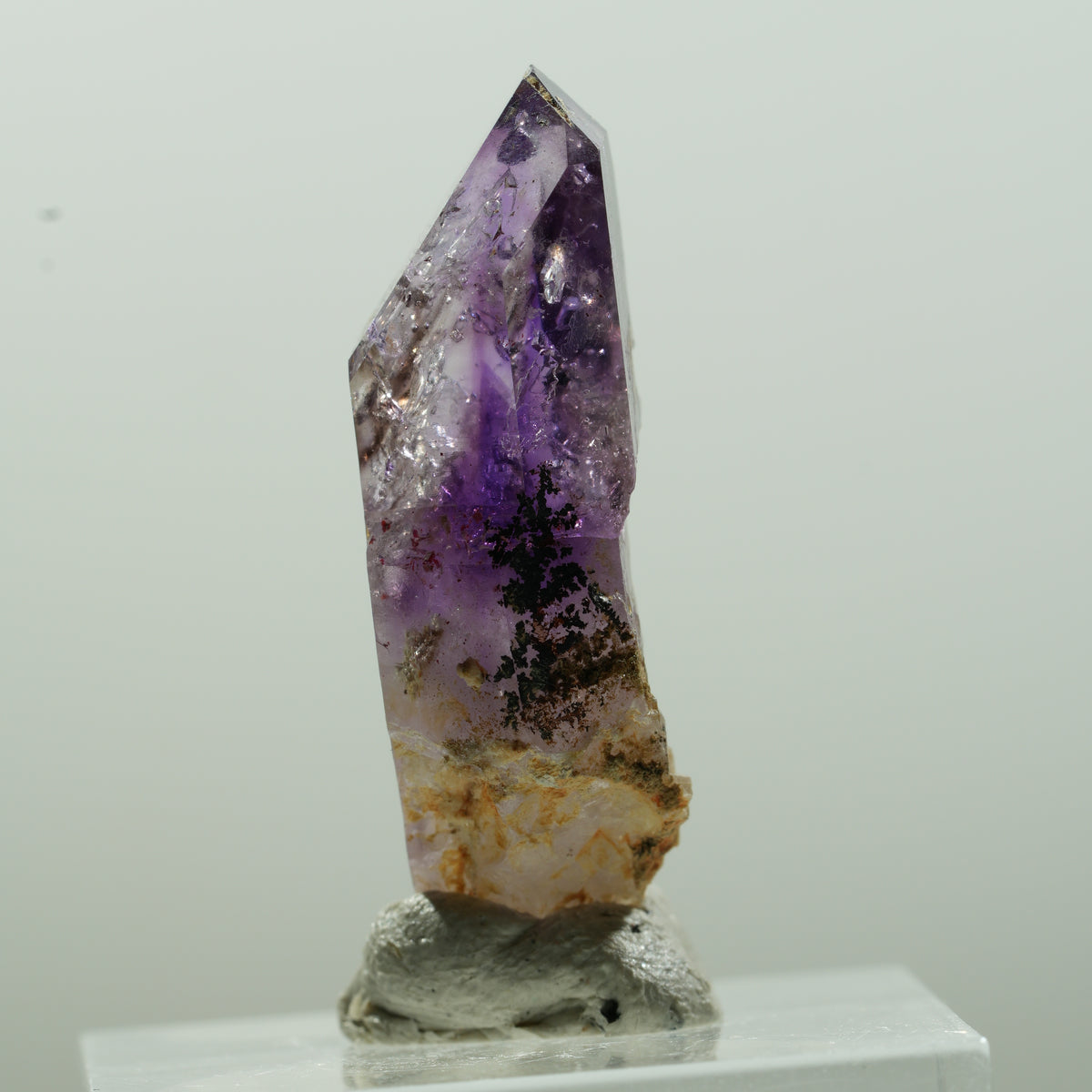 Seltene Phantom Amethyst Skelett Zepter Spitze Brandberg, Namibia 33*12*11mm #13630