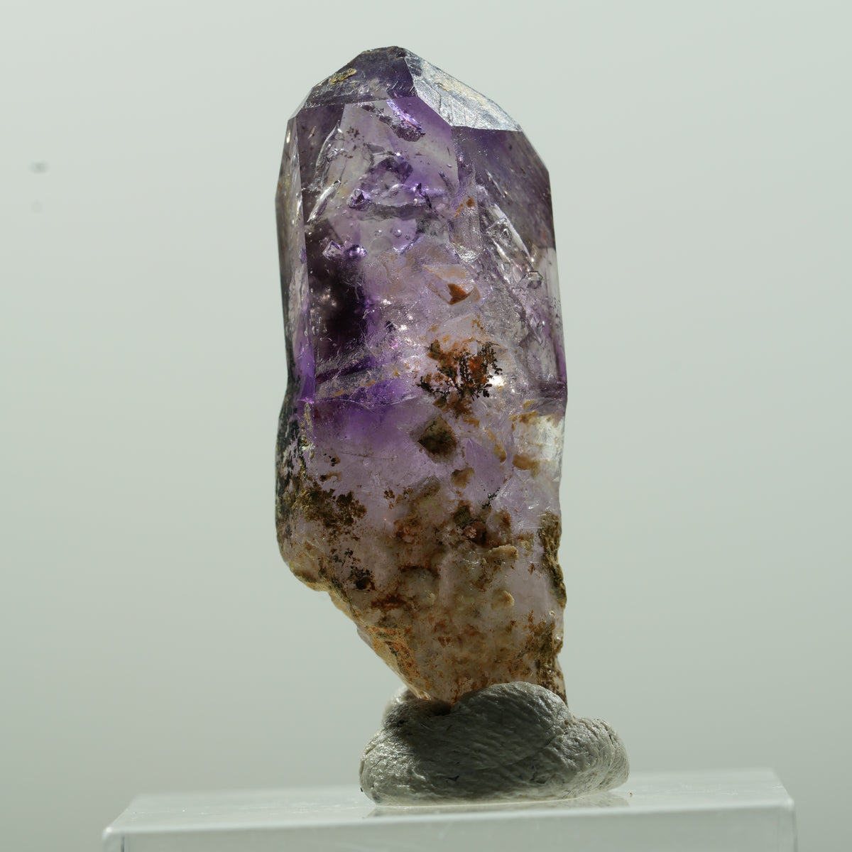 Seltene Phantom Amethyst Skelett Zepter Spitze Brandberg, Namibia 33*12*11mm #13630