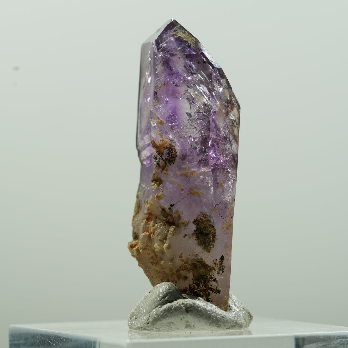 Seltene Phantom Amethyst Skelett Zepter Spitze Brandberg, Namibia 33*12*11mm #13630