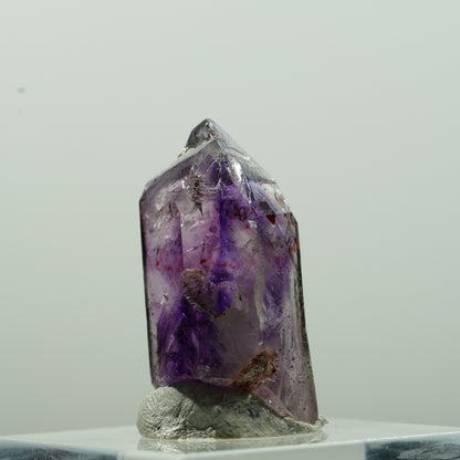 Enhydro Harlekin Phantom Amethyst Spitze, 1x Blase Goboboseb, Namibia 26*14*11mm #13631