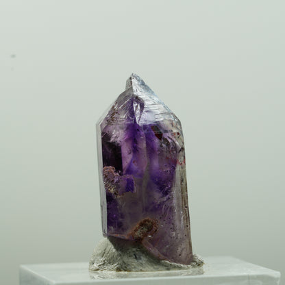 Enhydro Harlekin Phantom Amethyst Spitze, 1x Blase Goboboseb, Namibia 26*14*11mm #13631
