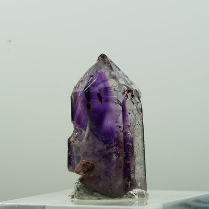 Enhydro Harlekin Phantom Amethyst Spitze, 1x Blase Goboboseb, Namibia 26*14*11mm #13631
