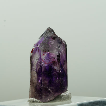 Enhydro Harlekin Phantom Amethyst Spitze, 1x Blase Goboboseb, Namibia 26*14*11mm #13631