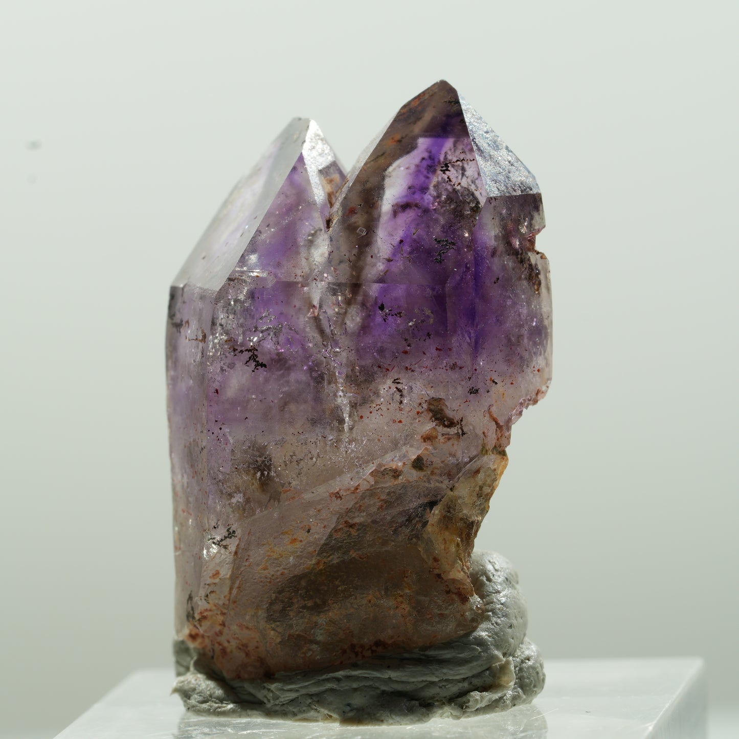 Seltene Phantom Amethyst Skelett Zepter Spitzen Brandberg, Namibia 31*17*15mm #13632