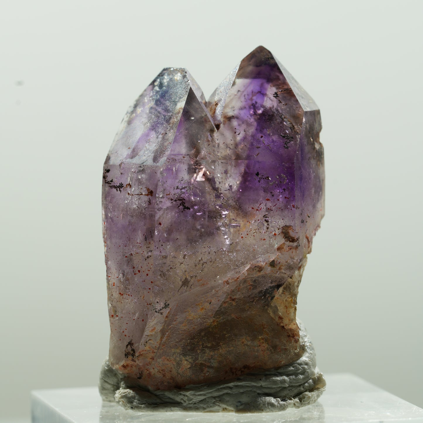 Seltene Phantom Amethyst Skelett Zepter Spitzen Brandberg, Namibia 31*17*15mm #13632