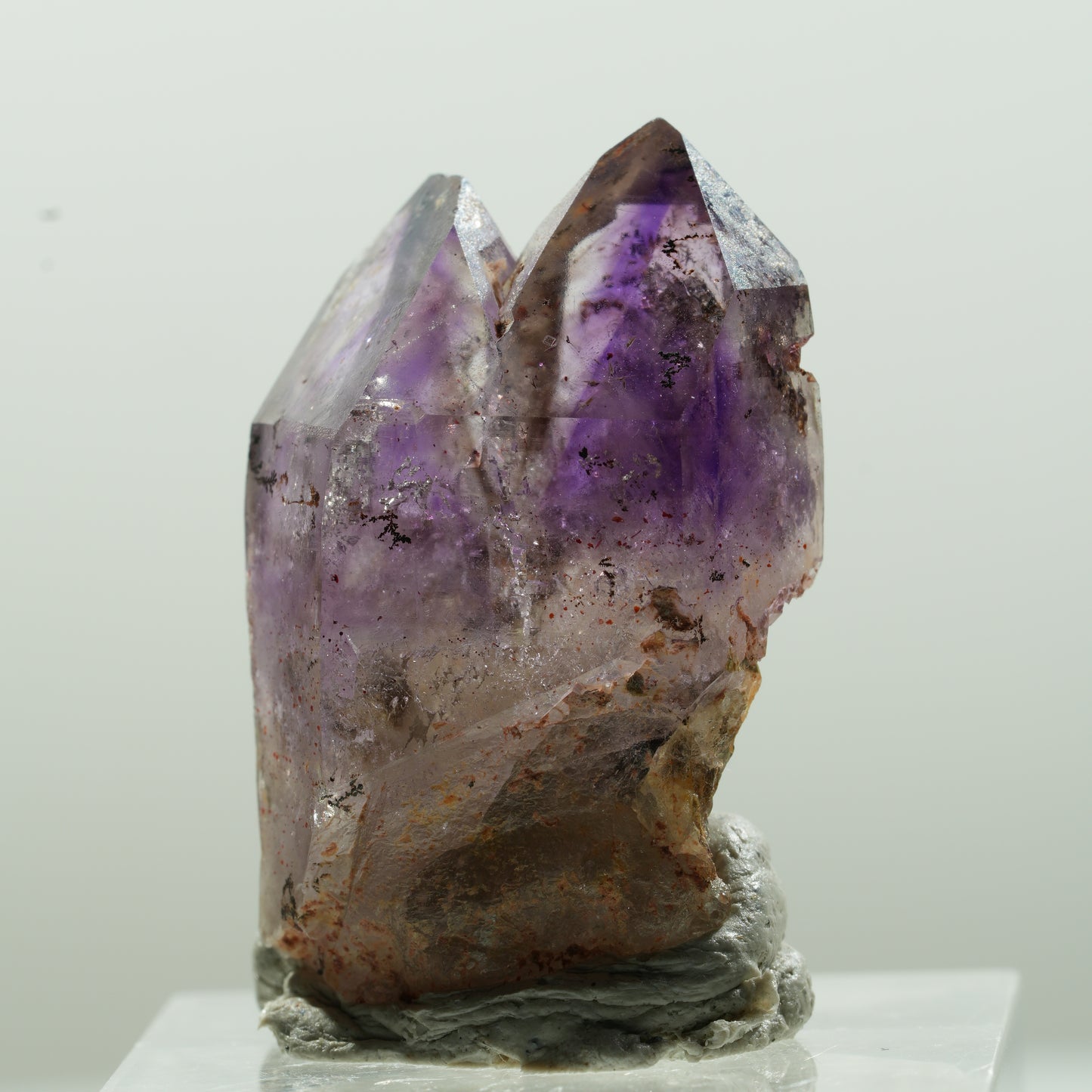 Seltene Phantom Amethyst Skelett Zepter Spitzen Brandberg, Namibia 31*17*15mm #13632
