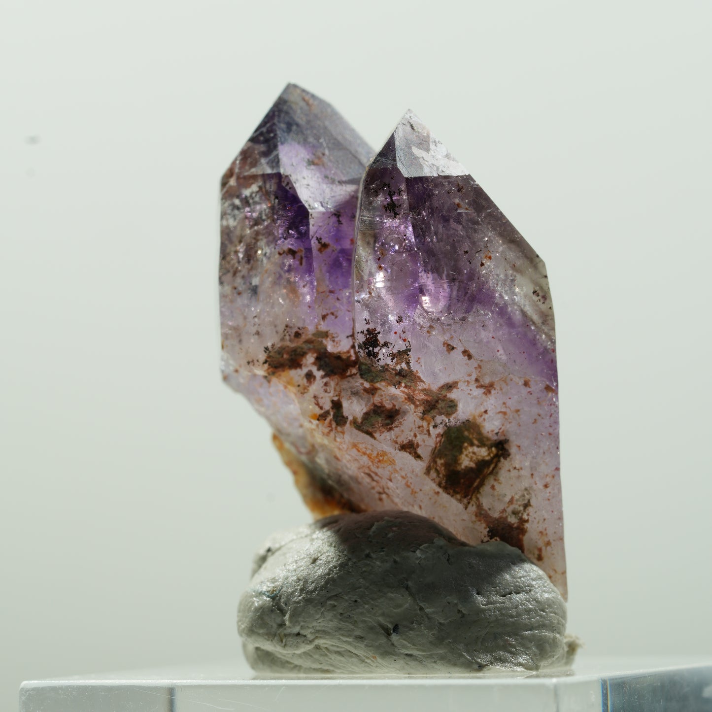 Seltene Phantom Amethyst Skelett Zepter Spitzen Brandberg, Namibia 31*17*15mm #13632