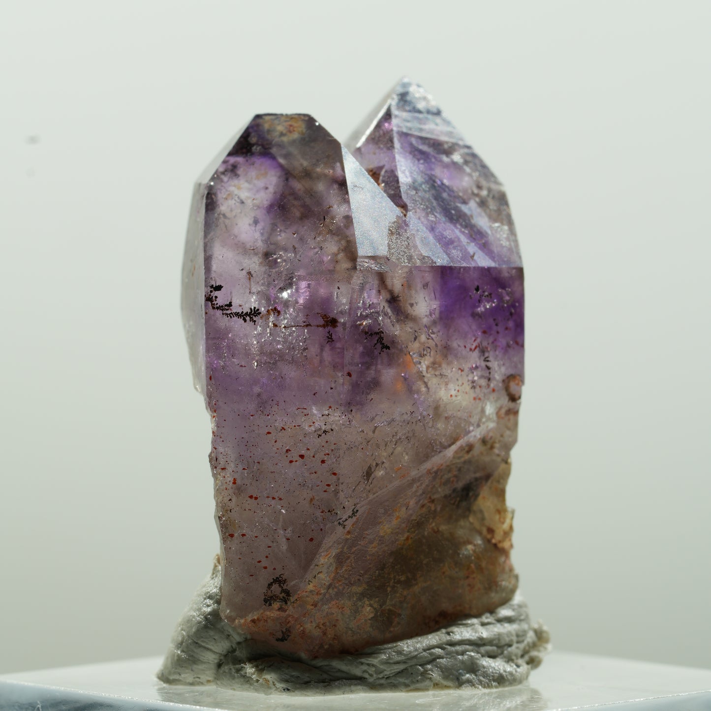 Seltene Phantom Amethyst Skelett Zepter Spitzen Brandberg, Namibia 31*17*15mm #13632