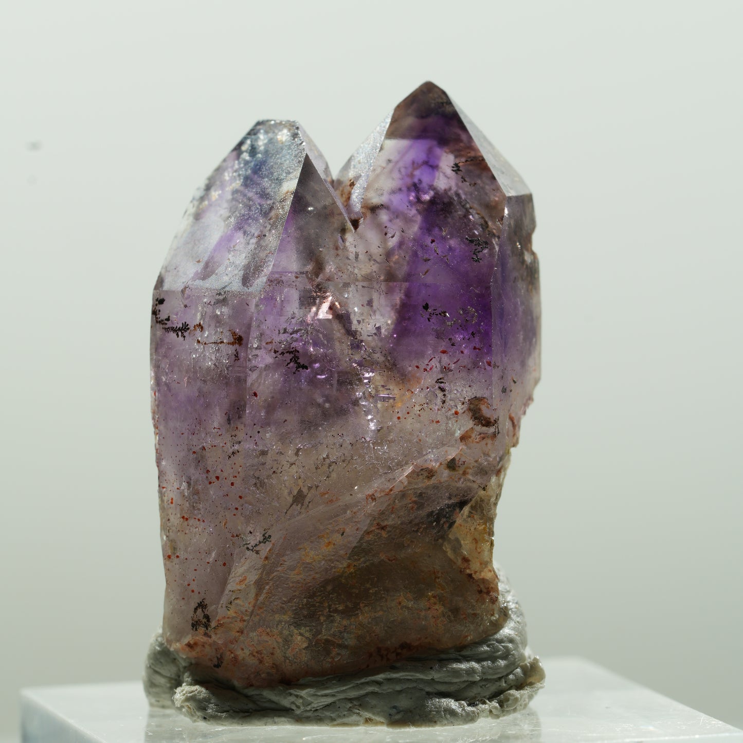 Seltene Phantom Amethyst Skelett Zepter Spitzen Brandberg, Namibia 31*17*15mm #13632